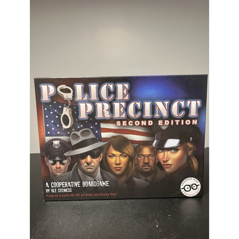 Police Precinct 2nd Edition Board Game + The Heat Expansion + Promos Complete